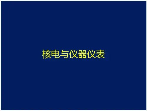 核电与仪器仪表讲义