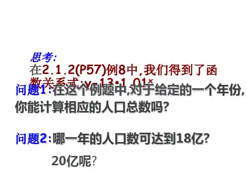 人教版高中数学必修一学习课件对数及对数运算