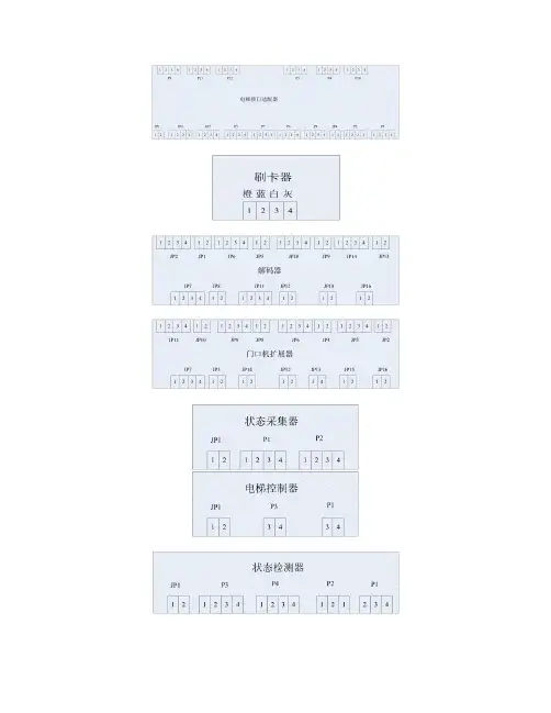 电梯联动接线图