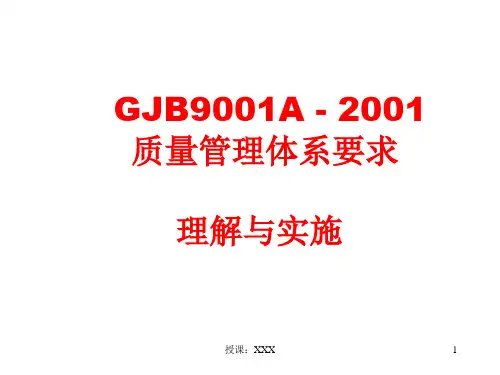 国军标培训PPT课件