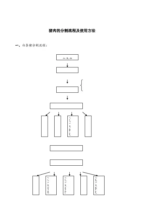 猪肉白条分割流程及标准1