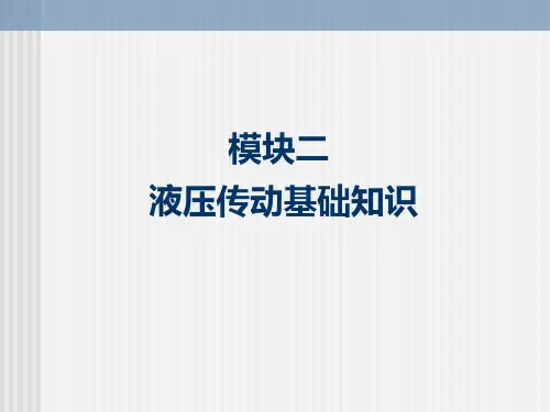 第二章 液压流体力学基础