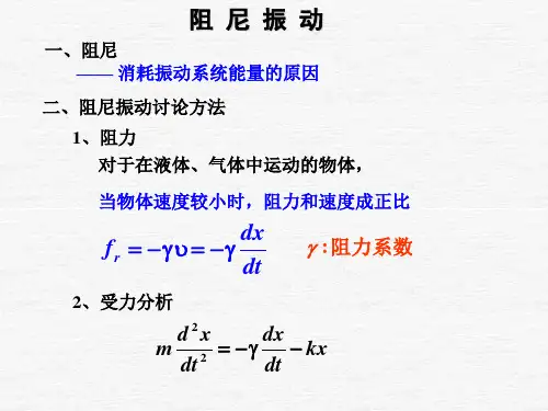 阻尼和受迫振动
