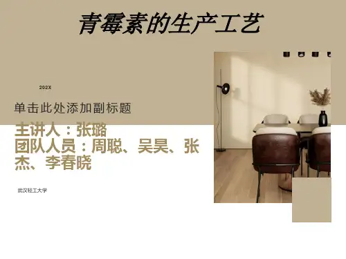 青霉素的生产工艺流程