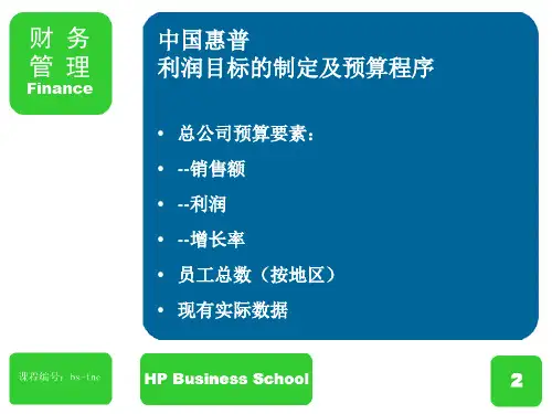 《惠普的战略规划十步法ppt》16页PPT