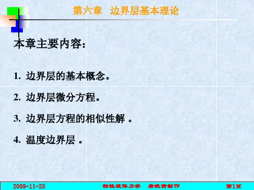 边界层基本理论.