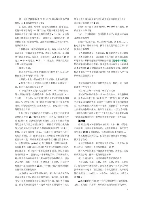 箭牌_笔试经验汇总