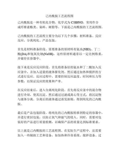 己内酰胺工艺流程图