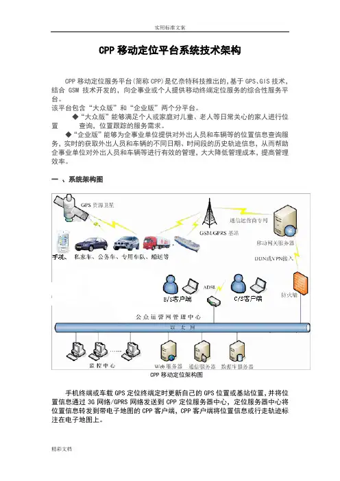 手机定位系统架构
