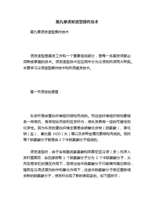 第九章烫发造型操作技术