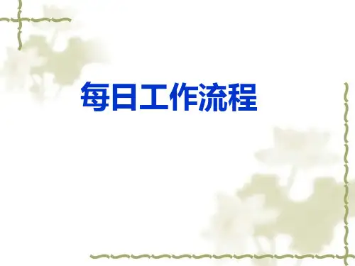 专卖店日常工作流程课件(PPT 29页)