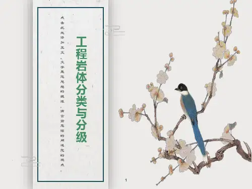 工程岩体分类分级