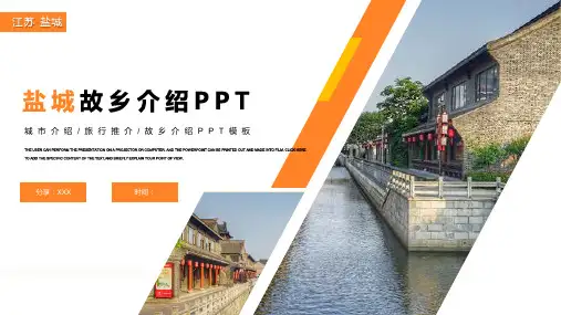 盐城家乡介绍旅游攻略PPT