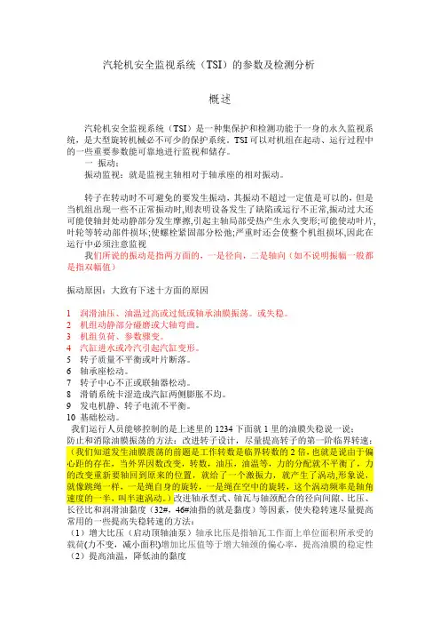 TSI检测系统介绍