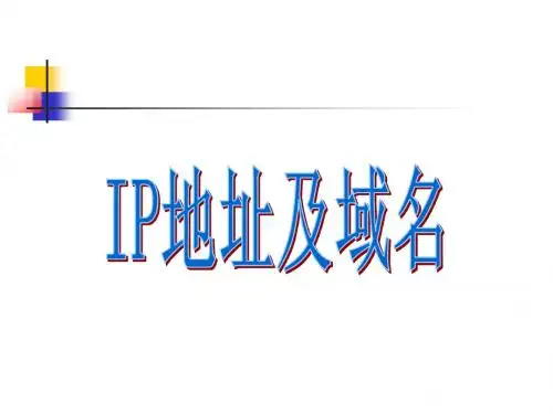 IP地址及域名