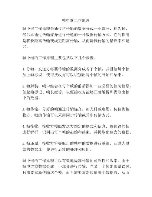 帧中继工作原理