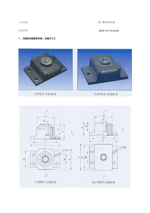 E、EA型减震器