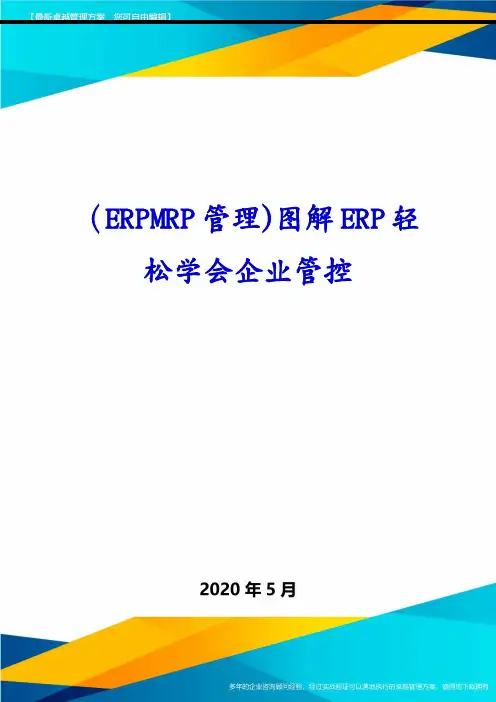 （ERPMRP管理）图解ERP轻松学会企业管控