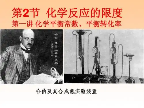 第二节 第一讲  化学反应的限度