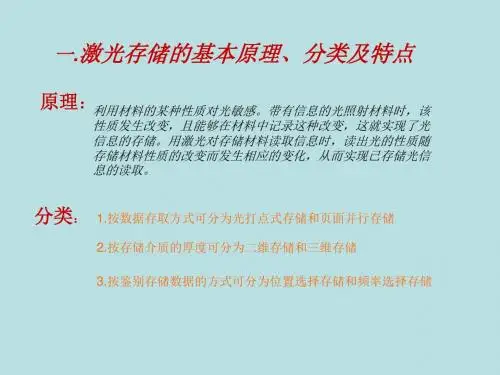 激光存储技术.