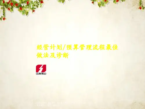 经营计划和预算流程(ppt 98页)