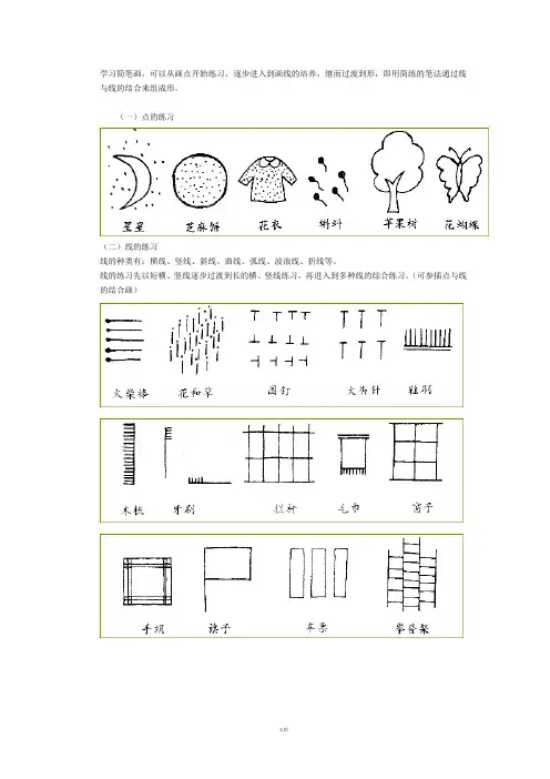 学简笔画、50个动物简笔画、简笔画教程