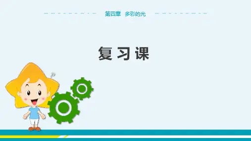 沪科版物理八年级上 第四章 多彩的光 复习课 教学课件