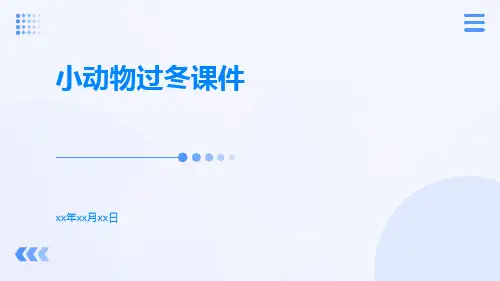 小动物过冬课件