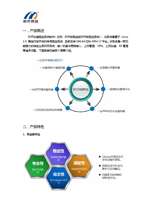 秒开加速路由系统(软路由)介绍