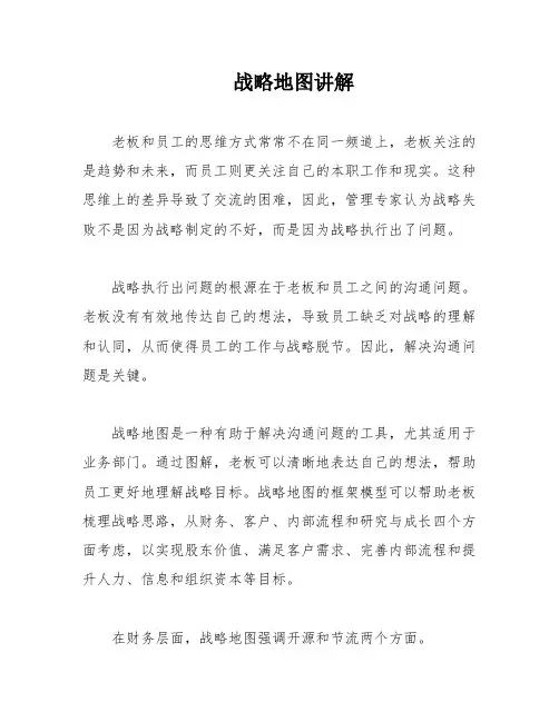 战略地图讲解