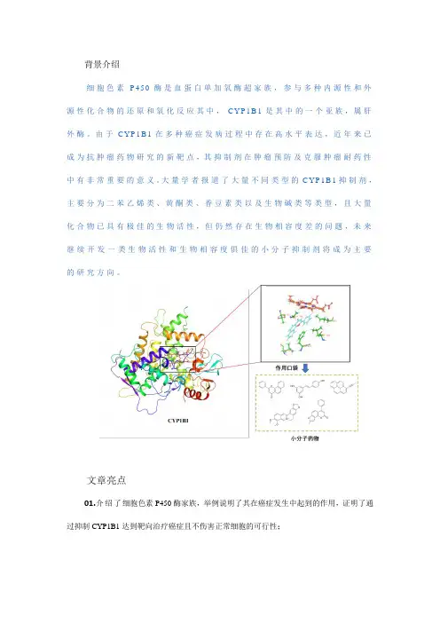CYP1B1抑制剂研究进展