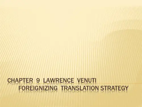 LawrenceVenuti资料