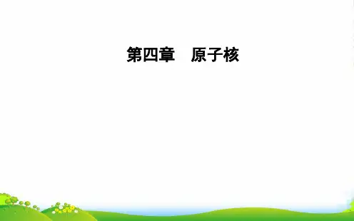 物理(粤教)选修35课件：第四章第二节放射性元素的衰变
