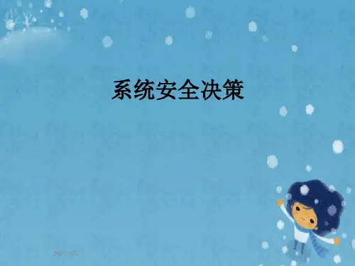 系统安全决策