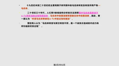 马氏体相变及记忆.pptx