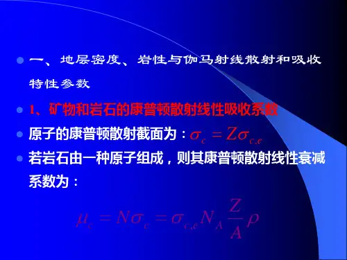 散射伽马能谱测井PPT课件
