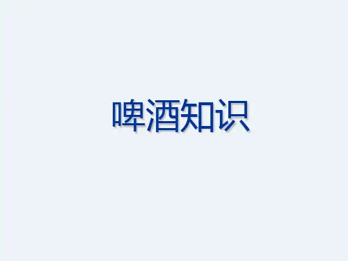 啤酒基础知识