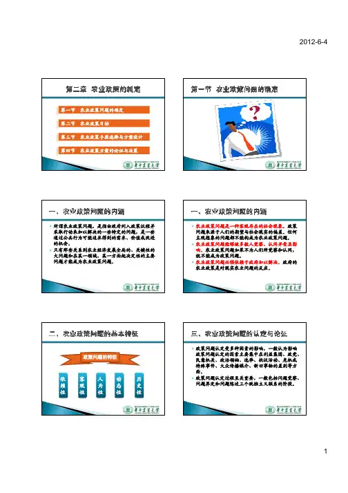 农业政策学2