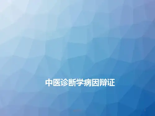 中医诊断学病因辩证  ppt课件
