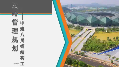 战略管理规划——中建八局钢结构工程公司ppt课件