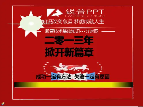 股票技术基础知识分时图精品PPT课件