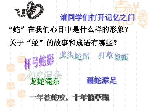 九年级语文课件：捕蛇者说