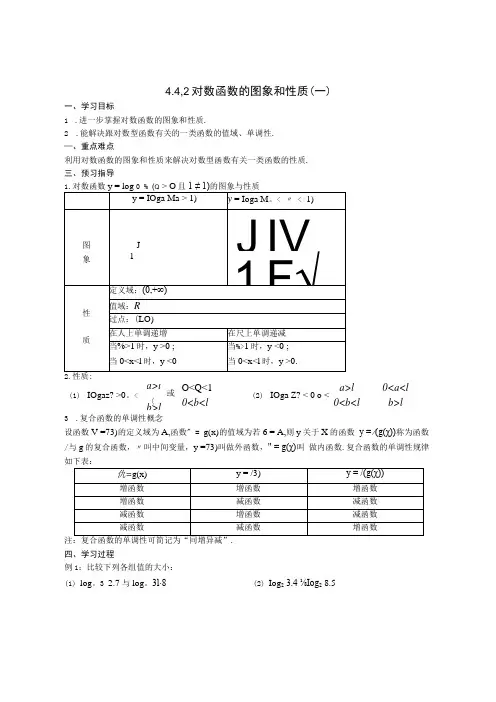 4.4.2对数函数及其性质1公开课教案教学设计课件资料