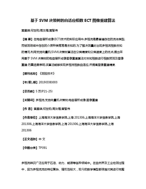 基于SVM决策树的自适应相数ECT图像重建算法