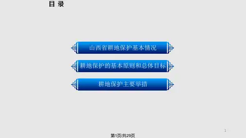 耕地保护新政策PPT课件