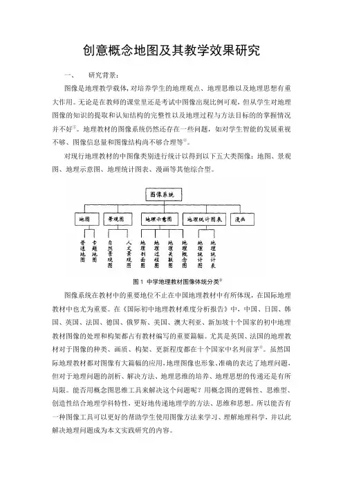 哈尔滨市师大附中赵璐瑶创意概念地图及其教学效果的研究