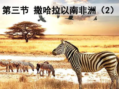人教版七年级地理下册课件：8.3  《撒哈拉以南非洲》  (共40张PPT)