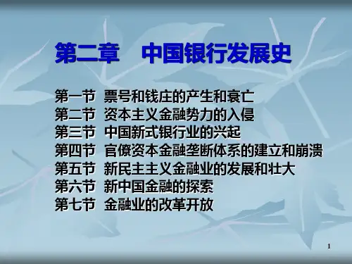 银行史PPT课件
