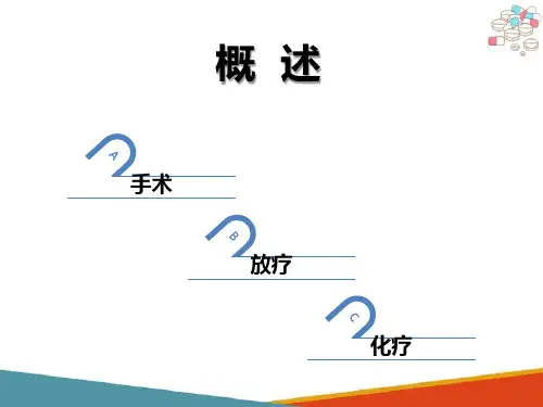 化学治疗药—抗恶性肿瘤药(药理学课件)