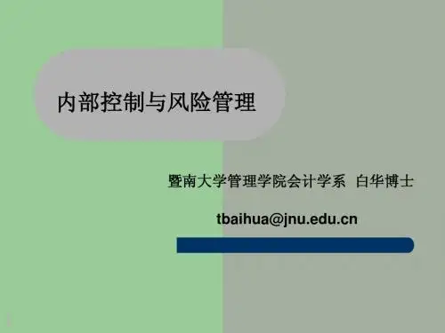 内部控制与风险管理